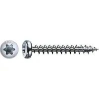 Spax treskrue 0201010350205 R 88093 Ruko m.Spitze/T-STAR halvrund treskrue 3,5 mm x 20 mm T-STAR Plus stål WIROX 1000 stk