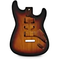 Gear4Music Duo-Cutaway Elektrisk Gitar Kropp Vintage Sunburst