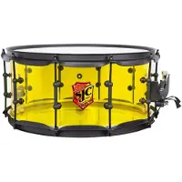 SJC Custom Drums SJC Drums Josh Dun Torch 14 x 6.5 Snare Drum Yellow Acrylic