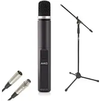 AKG C1000S MK IV Liten Membran Kondensatormikrofon med Stativ og Kabel