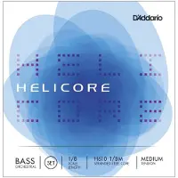 Daddario Helicore Orchestral Double Bass String Set 1/8 Size Med.