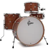 Gretsch drums Gretsch Catalina Club Rock 24" 4pc Shell Pack With Snare Satin Walnut Glaze