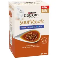 Gourmet Megapakke Soup Royale 24 x 45 g - Fiskeutvalg (3 varianter)