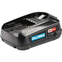 Gloria Haus und Garten Gloria Home and Garden 729101.0000 2,5 Ah Bosch oppladbart batteri Værktøjsbatteri 18 V 2,5 Ah Litium