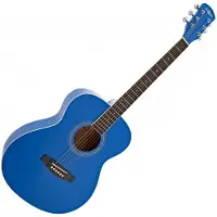 Gear4Music Student Akustisk Gitar fra Blå