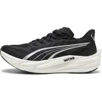 Puma Deviate NITRO 4 Running Shoes Women, Fitness, Black/White/Silver, 42