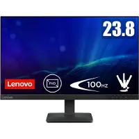 Lenovo L24-41 - LED-skjerm - 24" (23.8" synlig) - 1920 x 1080 Full HD (1080p) @ 100 Hz - IPS - 250 cd/m² - 1300:1 - 4 ms - HDMI, VGA - ravnsort