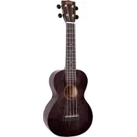 Mahalo MH2 Hano Concert Ukulele Trans Black Finish