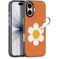 DUX iPhone 17 Luvy-deksel med fingerring/håndstropp - Oransje / Tusenfryd