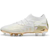Puma FUTURE 9 ULTIMATE AG Football Boots Unisex, Shoes, White/Metallic Gold/Black, 42.5