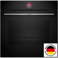 Bosch Serie | 8 HBG7221B1 - Ovn - innebygd - Wi-Fi - fordypning - bredde: 56 cm - dybde: 55 cm - høyde: 58.5 cm - med selvrens - Klasse A+ - svart