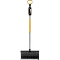 Fiskars 1057179, Snøskuffe, Metall, Sort, Oransje, Ergonomisk, 53 cm, 1,52 kg