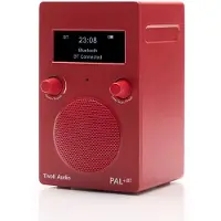 Tivoli Audio PAL+ BT - Rød - DAB/DAB+/DMB/FM - Mono