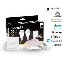 Eglo CONNECT-Z E27 smartpærer - 2-pakning med bryter - 1300 lm