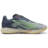 Puma Accelerate NITRO SQD 4 FOREVER.BETTER. Handball Shoes Unisex, Shoes, Vapor Gray/Inky Blue/Black, 44