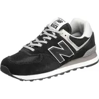 New Balance for man. ML574V3 574v2 Evergreen shoes black (45.5), Fabric, Flat, Suede, Laces, Casual