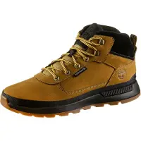 Timberland for man. TB0A1ZQH2311 Field Trekker low top lace-up leather shoes yellow (41), Flat, Laces, Casual, Sport, Outdoor