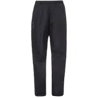 Vaude Women's Fluid Full-Zip Pants, regnbukser, dame, svart
