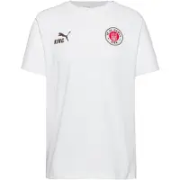 Puma FC St. Pauli KING Tee Men, Sport, White/Espresso Brown, M