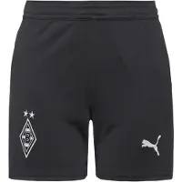 Puma Borussia Mönchengladbach 25/26 Shorts Youth, Clothing, Black/Warm White, 15-16Y