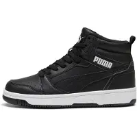 Puma Rebound WTR Youth Sneakers, Shoes, Black/White, 38