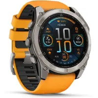 Garmin Fenix 8, 3,56 cm (1,4), AMOLED, berøringsskjerm, 32 GB, GPS (satellitt), 76 g