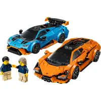 LEGO Lamborghini Revuelto og Huracán STO 77238