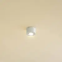 LINDBY Downlight Jyla, 1 lyskilde, matt hvit, GX53