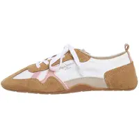 Pepe Jeans for woman. PLS600058 Trainers Noa Sporty off-white, brown (38), Flat, Laces, Casual, Multicolor