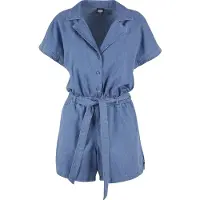 Urban Classics Light Denim Resort Kortermet Romper