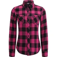 Urban Classics Turnup Checked Flanell Skjorte Med Lange Ermer