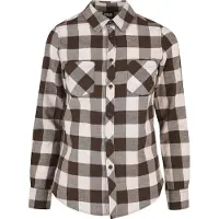 Urban Classics Turnup Checked Flanell Skjorte Med Lange Ermer