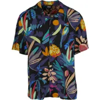 Urban Classics Viscose Aop Resort Kortarmet Skjorte