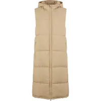 Urban Classics Long Hooded Puffer Vest