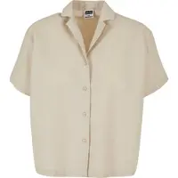 Urban Classics Linen Mixed Resort Kortarmet Skjorte