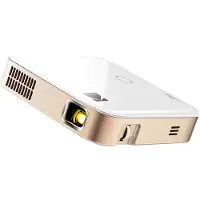 Kodak LUMA 350 - DLP-projektor - 150 ANSI lumen - WVGA (854 x 480) - 16:9 - Wi-Fi - hvit, gull