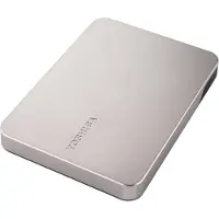 Toshiba Canvio Flex - Harddisk - 1 TB - ekstern (bærbar) - 2.5" - USB 3.2 Gen 1 - varmt sølv