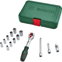 Bosch Hylsnyckelsats 1/4 14 Delar