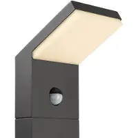 Deko-light LED-gatelampe Tucanae, grå Høyde 100 cm IP54 metall