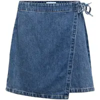 Object Rosie Denim Kort Skjørt