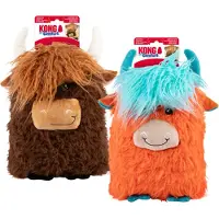 Kong Comfort Jumbo Highland Cow Hundleke Assortert