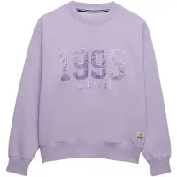 Superdry Varsity Satin Applique Crew Collegegenser