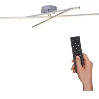 JUST LIGHT Alina LED-taklampe med RGB-ambilight, dimbar