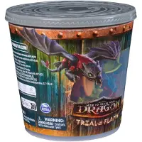 Dragons Lekefigurer - 25 stk. - Bøtte m. Drager - - OneSize - Lekefigur