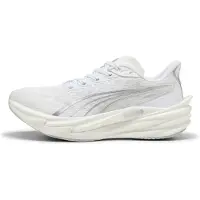 Puma Deviate NITRO 4 Running Shoes Women, Fitness, White/Feather Gray, 37