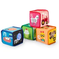 Baby einstein Aktivitetsklosser - 4 stk. - Alpha Stabler - - OneSize - Aktivitetsleker