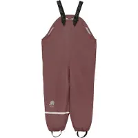 CeLaVi Regnbukser m. Seler - Resirkulert PU - Rose Brown - - 100 - Regnbukser
