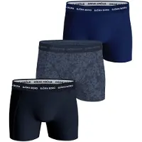 Björn Borg Boksere 3-pack Stretch Svart Mørkebå Ferfarget Bå Størrese