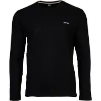 BOSS for man. 50535870 Waffle T-shirt black (L), Homewear, Cotton, Long sleeve