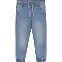 Minymo Jeans - Loose Passform - Light Dusty Blue - - 5 år (110) - Jeans